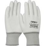 image of PIP CleanTeam 91-4 White Large Polyester General Purpose Gloves - Uncoated - 91-453