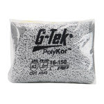 image of PIP G-Tek PolyKor 16-150V Salt & Pepper 2X-Small PolyKor Cut-Resistant Gloves - ANSI A2 Cut Resistance - Polyurethane Palm & Fingers Coating - 16-150V/XXS