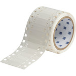 image of Brady HSCMHT-410-2-WT-1 Die Cut Thermal Transfer Label Tag Roll - 2 in x 0.41 in - Polyvinylidene Fluoride - White - B-338 - 61332