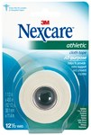 image of 3M Nexcare 870-B White Fabric Athletic Tape - 1.5 in Width - 12.5 yd Length - 051131-62098