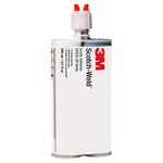 image of 3M Scotch-Weld 820 Off-white Two-Part Base & Accelerator (B/A) Acrylic Adhesive - 200 ml Duo-Pak - 89348