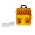 image of Brady Yellow Polypropylene Lockout Station - 14 in Width - 888434-58675