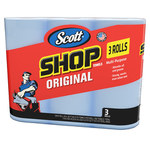 image of Kimberly-Clark Scott 75143 Shop Towels - 3 pk Towels - Blue