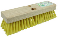 image of Weiler Green Works 423 Scrub Brush - Recycled Plastic - 10 in - Yellow - 42371