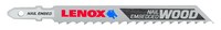 image of Lenox Jigsaw Blade 1991406 - 6 TPI - 3/8 in Width x.050 in Thick - Bi-Metal
