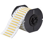 image of Brady PermaSleeve B33-125-2-342YL-2 Die-Cut Printer Sleeve - 1 in x 0.235 in - Polyolefin - Yellow - B-342 - 91060