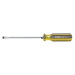 image of Stanley 1/4 in Slotted 100 Plus Screwdriver - 6 in - 08094