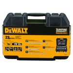 image of Dewalt DWMT19241 Socket Set - Chrome Vanadium Steel - 1/2 in 6 Point Drive - 92414
