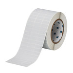 image of Brady THT-3-428-10 Die-Cut Printer Label Roll - 1 in x 0.375 in - Polyester - Silver - B-428 - 30217