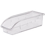 image of Akro-Mils Insight 15 lb Clear Polycarbonate Hanging / Stacking Storage Bin - 10 7/8 in Length - 4 1/8 in Width - 3 1/4 in Height - 1 Compartments - 305A5