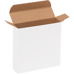 image of White Reverse Tuck Folding Cartons - 1.25 in x 4.8125 in x 4.8125 in - 3319