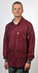 image of Tech Wear LOJ-33C-L ESD / Anti-Static Jacket - Large - Burgundy - LOJ-33C LG