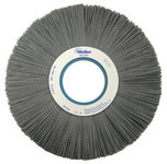 image of Weiler Nylox 84730 Wheel Brush - 12 in Dia - Crimped Nylon Bristle