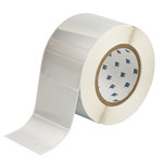 image of Brady THT-19-434-1 Die-Cut Printer Label Roll - 3 in x 2 in - Polyester - Silver - B-434 - 30284