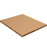 image of Kraft Honeycomb Sheets - 48 in x 96 in x 2 in - 2455
