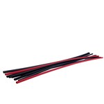 image of 3M FP0.125BK6"P Heat Shrink Thin-Wall Tubing - Black - 6 in - 60116