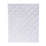 image of Brady Reform White Polypropylene 11.1 gal Absorbent Pad 123446 - 7.5 in Width - 10 in Length - 662706-89888