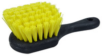 image of Weiler Green Works 423 Utility Scrub Brush - Recycled Plastic - 8 in - Yellow - 42375