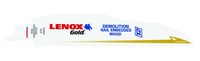 image of Lenox Gold Demolition Reciprocating Saw Blade 210886066GR - 6 TPI - 1 in Width x 0.042 in Thick - Bi-Metal