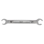 image of Milwaukee 45-96-8355 Double End Flare Nut Wrench - Chrome Vanadium Steel - 215.9 mm