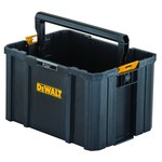 image of Dewalt TSTAK Yellow/Black Open Tote - 17 1/4 in Length - 12 1/2 in Wide - DWST17809