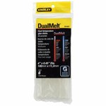 image of Stanley DualMelt Dual Temperature Glue Sick Clear Stick - 7/16 in Dia - 4 in - 31494