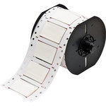 image of Brady Permasleeve B33D-750-2-7642 Die-Cut Printer Sleeve - 2 in x 0.75 in - Polyolefin - White - B-7642 - 96753
