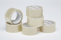 image of AbilityOne Skilcraft Clear Package Sealing Tape - 2 in Width x 55 yd Length - 6871