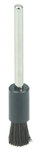 image of Weiler Horsehair Cup Brush - Unthreaded Stem Attachment - 3/16 in Diameter - Hair Type: Stiff, With Plastic Ferrule - 26128