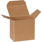 image of Kraft Reverse Tuck Folding Cartons - 2 in x 3 in x 3 in - 3231