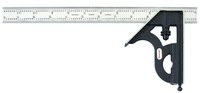 image of Starrett Cast Iron Combination Square - 12 in Length - C11H-12-4R