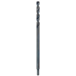 image of Milwaukee 0.5 in Aircraft Length Drill Bit 48-89-2776 - Right Hand Cut - Split 135° Point - Black Oxide Finish - 12 in Overall Length - 10 in Flute