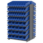 image of Akro-Mils APRD18AST00 Fixed Rack - Gray - 16 Shelves - APRD18AST00 BLUE