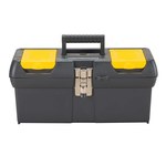 image of Stanley 2000 Yellow/Black Plastic Toolbox - 16 in Length - 7.1 in Wide - 016013R