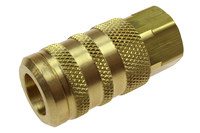 image of Coilhose 6-point Coupler 15X4F-DL - 1/4 in FPT Thread - Brass - 10117
