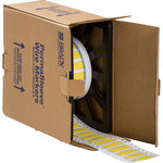 image of Brady Permasleeve PS-375-2-YL-S Die-Cut Printer Sleeve - 2 in x 0.645 in - Polyolefin - Yellow - B-342 - 91563