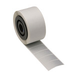 image of Brady 52148 Die-Cut Printer Label Roll - 2 in x 1 in - Polyester - Silver - B-438