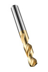 image of Dormer ADX 10.1 mm A520 Stub Length Drill 5970294 - Right Hand Cut - TiN Finish - 89 mm Overall Length - 2.5 in Flute - High-Speed Steel