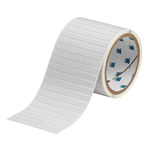 image of Brady THT-11-8591-10-WT Die-Cut Printer Label Roll - 0.25 in x 0.25 in - Polyester - White - B-8591 - 54836