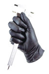 image of TGC Black Nitrile Disposable Glove - Large - 348098-00004