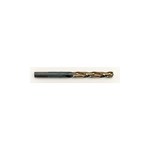 image of Irwin Turbomax 3/8 in Jobber Length Drill Bit 73124 - Titanium Nitride Finish - 5 in Overall Length - 3 5/8 in Flute - High-Speed Steel - 3 Flatted Shank