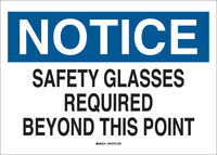 image of Brady B-302 Polyester Rectangle White PPE Sign - 10 in Width x 7 in Height - Laminated - 85035