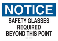 image of Brady B-302 Polyester Rectangle White PPE Sign - 10 in Width x 7 in Height - Laminated - 85035