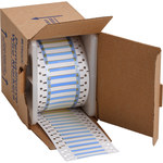 image of Brady 3PS-125-2-WT-3 Die-Cut Printer Sleeve - 2 in x 0.235 in - Polyolefin - White - B-342 - 02255