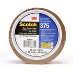 image of 3M Scotch 375 Tan Box Sealing Tape - 48 mm Width x 50 m Length - 3.1 mil Thick - 68762