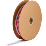 image of Brady Permasleeve 2HX-500-2-GY-J Die-Cut Printer Sleeve - 1.969 in x 0.829 in - Polyolefin - Gray - B-7642 - 65533