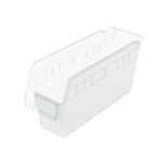 image of Akro-Mils Shelfmax 175 cu in Clear Shelf Storage Bin - 11 5/8 in Length - 4 1/8 in Width - 6 in Height - 1 Compartments - 30040SCLAR