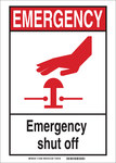 image of Brady B-302 Polyester Rectangle Fire Safety Sign - 10 in Width x 7 in Height - Laminated - 119257