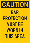 image of Brady B-302 Polyester Rectangle Yellow PPE Sign - 7 in Width x 10 in Height - Laminated - 84776
