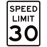 image of Brady B-959 Aluminum Rectangle White Stop Signs, Traffic Control Signs & Banners Sign - 18 in Width x 24 in Height - 113286